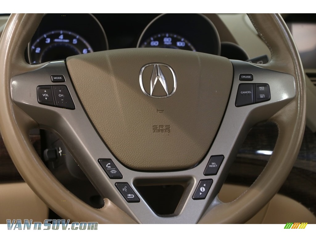 2012 MDX SH-AWD Technology - Crystal Black Pearl / Parchment photo #11