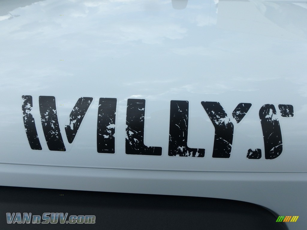 2018 Wrangler Willys Wheeler Edition 4x4 - Bright White / Black photo #15