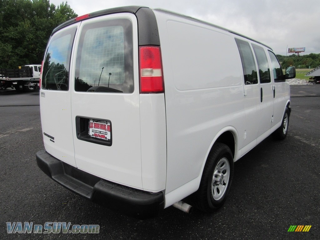 2013 Express 1500 Cargo Van - Summit White / Medium Pewter photo #5