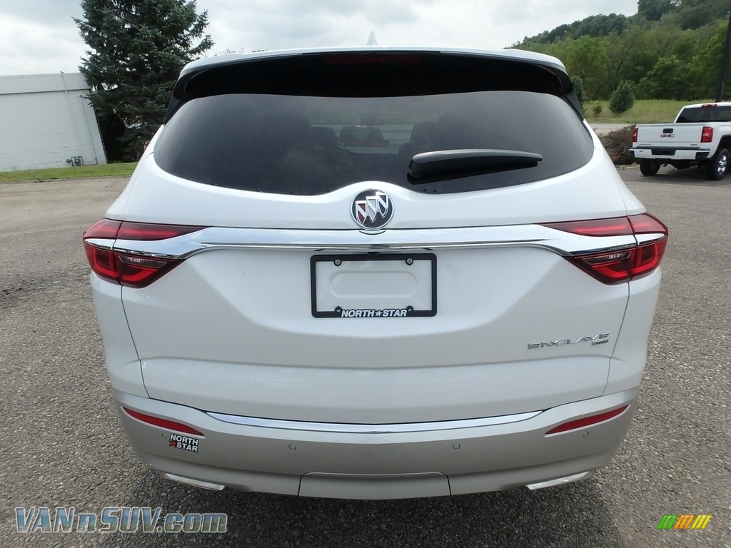 2019 Enclave Essence AWD - White Frost Tricoat / Shale/Ebony Accents photo #6