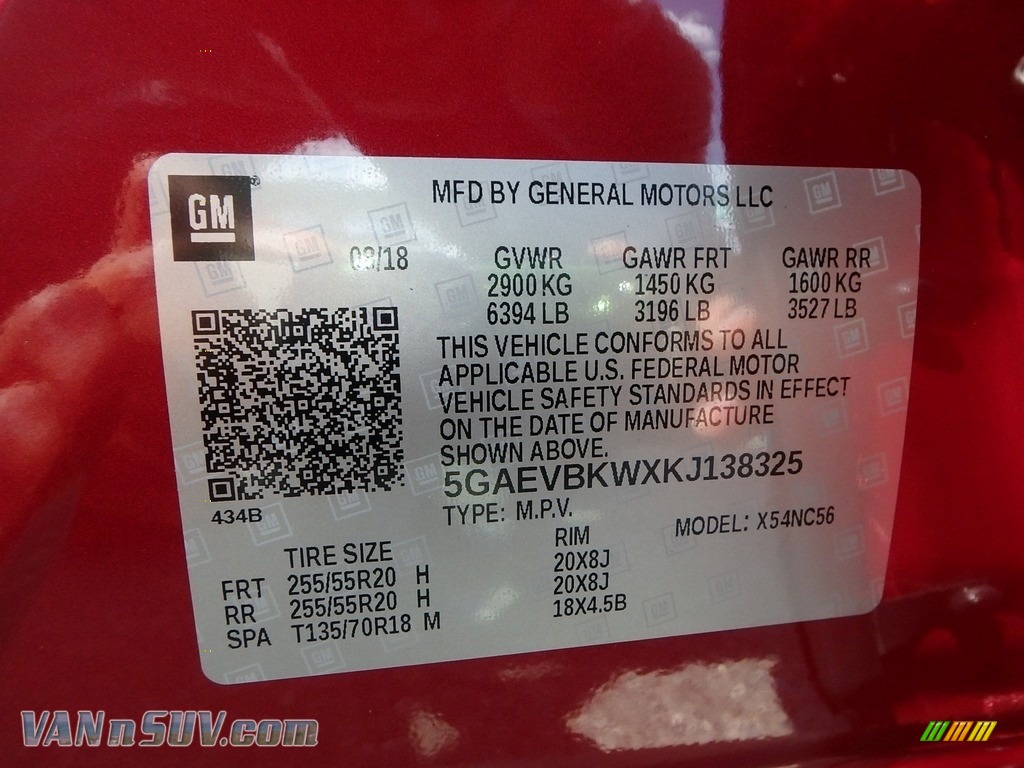 2019 Enclave Premium AWD - Red Quartz Tintcoat / Shale/Ebony Accents photo #15