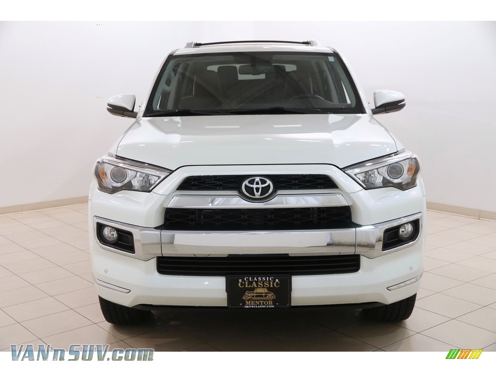 2016 4Runner Limited 4x4 - Blizzard White Pearl / Limited Redwood photo #2