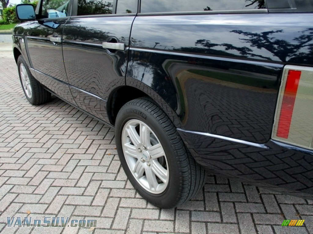 2008 Range Rover V8 HSE - Buckingham Blue Metallic / Parchment photo #24