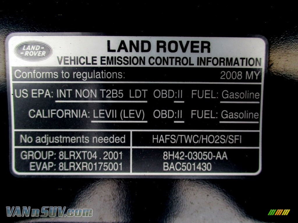 2008 Range Rover V8 HSE - Buckingham Blue Metallic / Parchment photo #99
