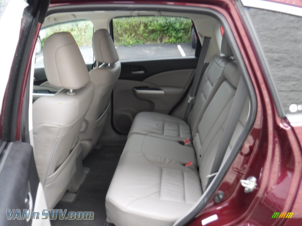 2012 CR-V EX-L 4WD - Basque Red Pearl II / Gray photo #23