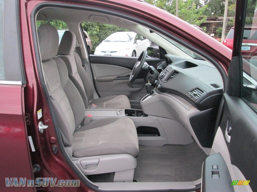 2012 CR-V LX 4WD - Basque Red Pearl II / Gray photo #18