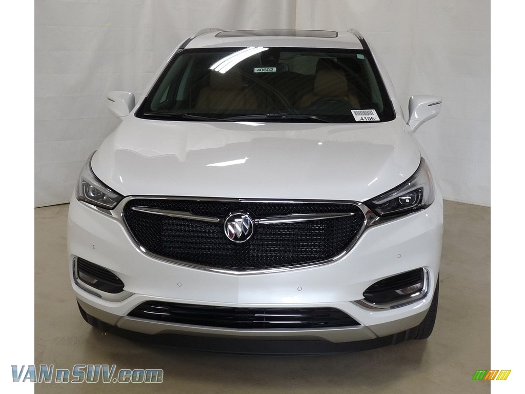 2019 Enclave Premium AWD - White Frost Tricoat / Brandy photo #4