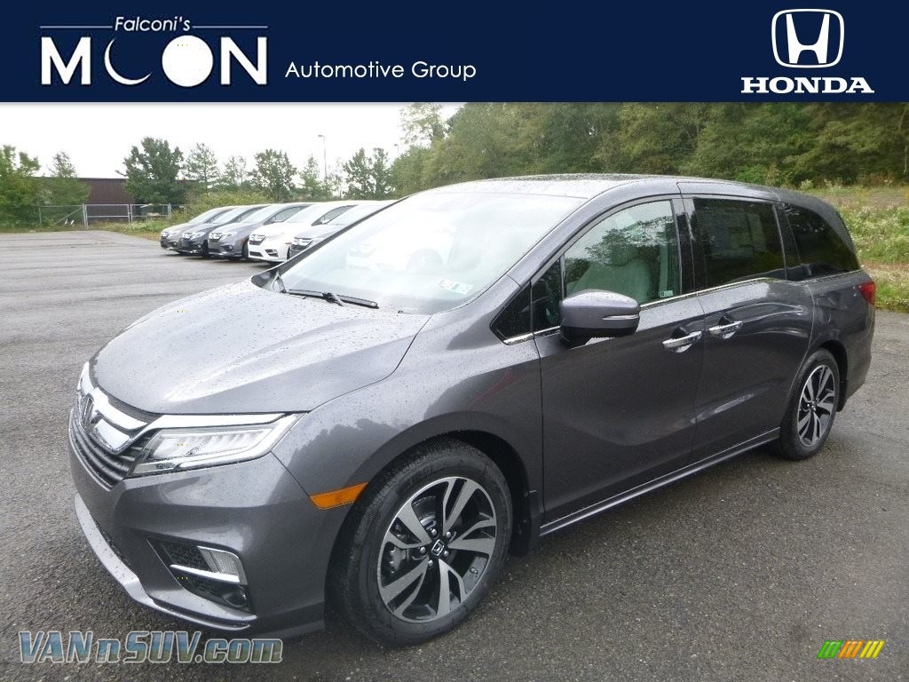 Modern Steel Metallic / Gray Honda Odyssey Elite