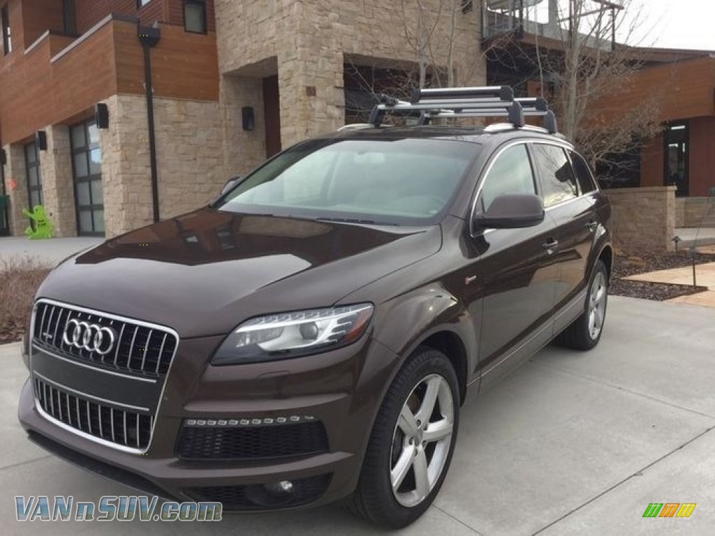 2014 Q7 3.0 TFSI quattro S Line Package - Teak Brown Metallic / Espresso photo #1 2014 Q7 3.0 TFSI quattro S Line Package - Teak Brown Metallic / Espresso photo #1