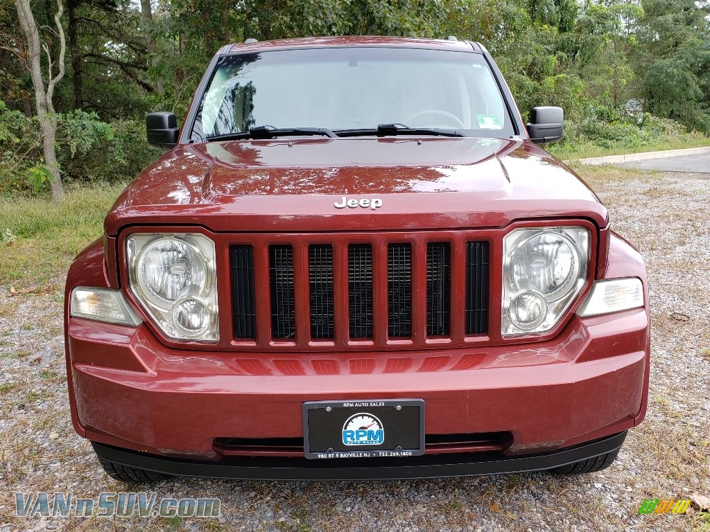 2008 Liberty Sport 4x4 - Inferno Red Crystal Pearl / Pastel Pebble Beige photo #2