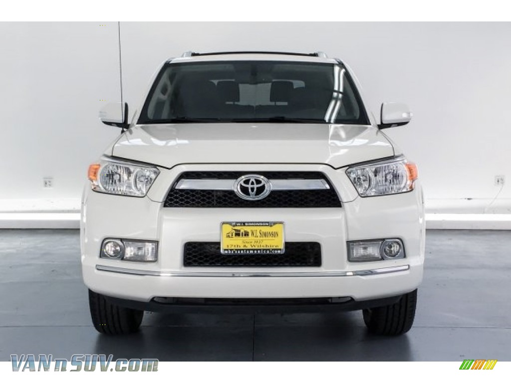 2011 4Runner Limited - Blizzard White Pearl / Black Leather photo #2