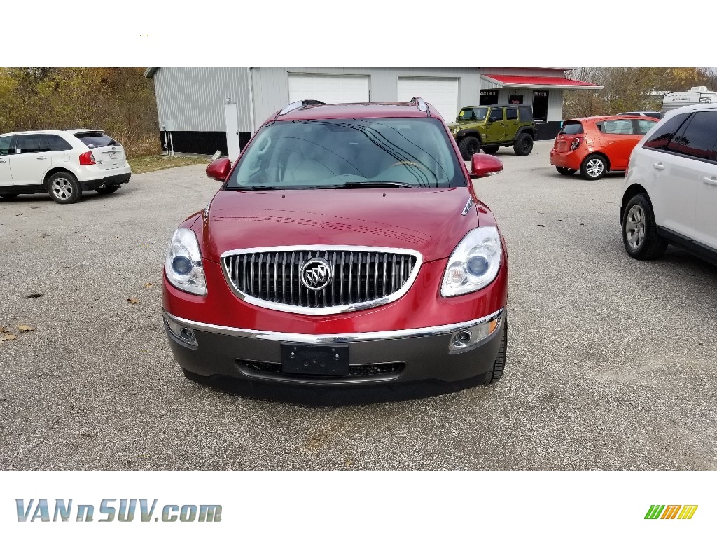 2012 Enclave AWD - Crystal Red Tintcoat / Titanium photo #2
