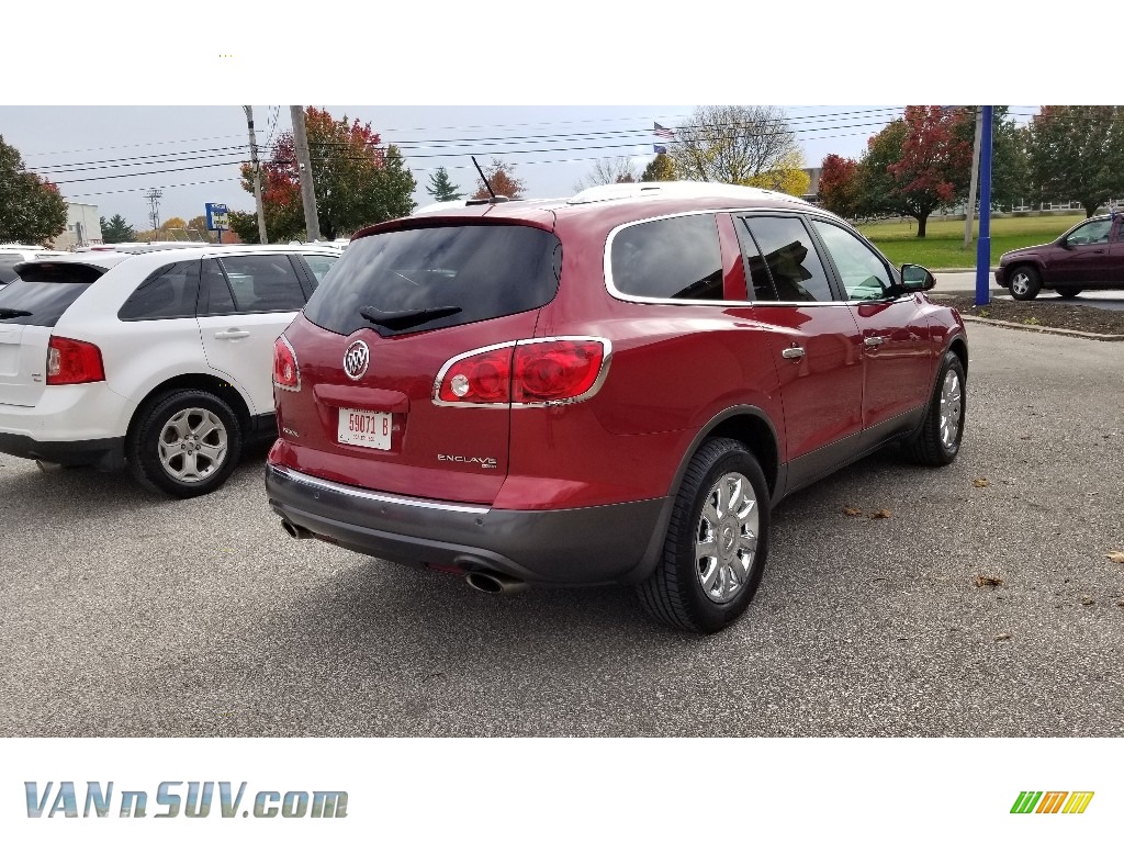 2012 Enclave AWD - Crystal Red Tintcoat / Titanium photo #5