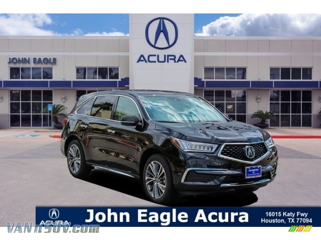 Majestic Black Pearl / Parchment Acura MDX Technology SH-AWD