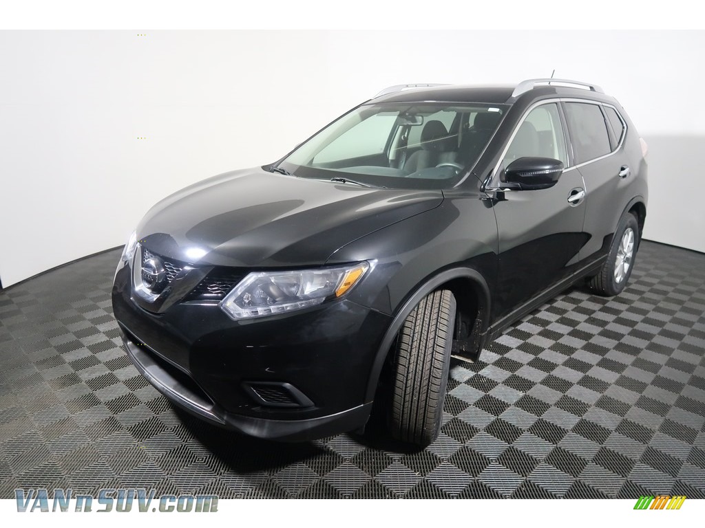 2016 Rogue SV AWD - Magnetic Black / Charcoal photo #7