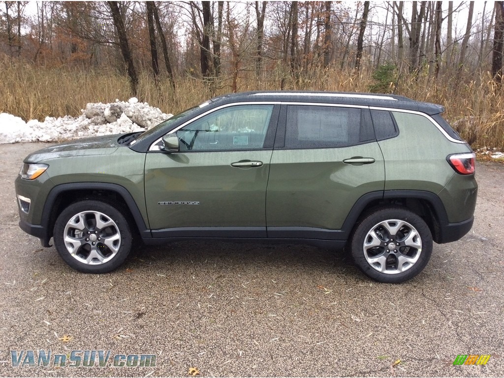 2019 Compass Limited 4x4 - Olive Green Pearl / Black photo #3