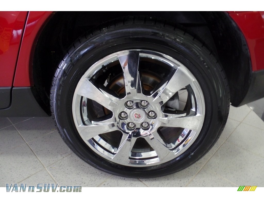 2010 SRX 4 V6 AWD - Crystal Red Tintcoat / Shale/Brownstone photo #40