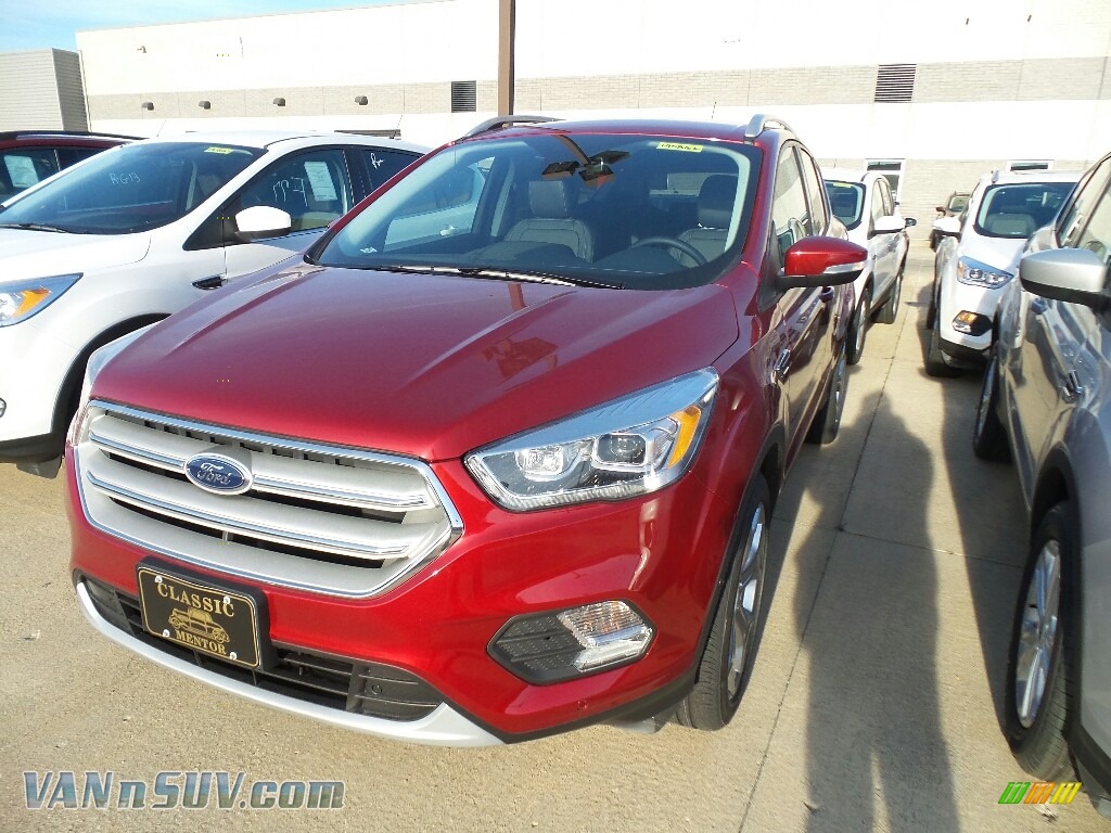 Ruby Red / Chromite Gray/Charcoal Black Ford Escape Titanium 4WD