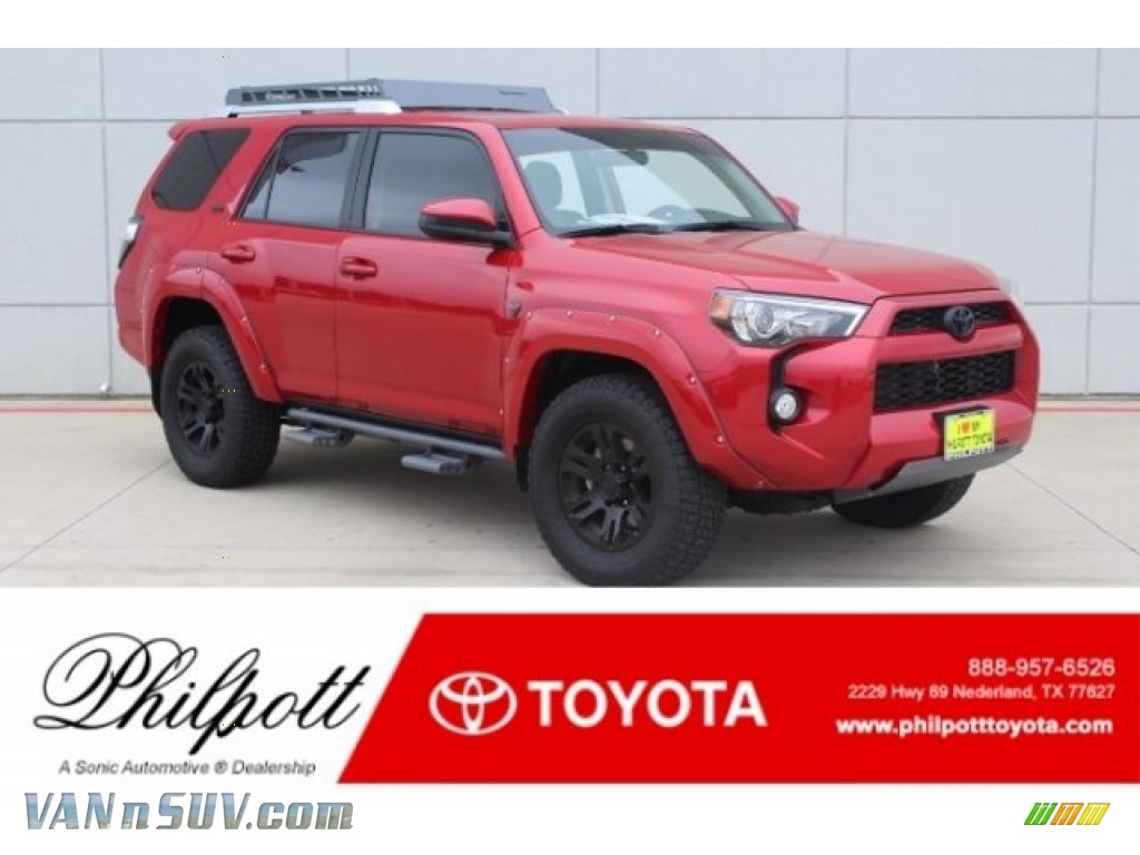 2017 Toyota 4runner Sr5 4x4 In Barcelona Red Metallic Photo 9 434369