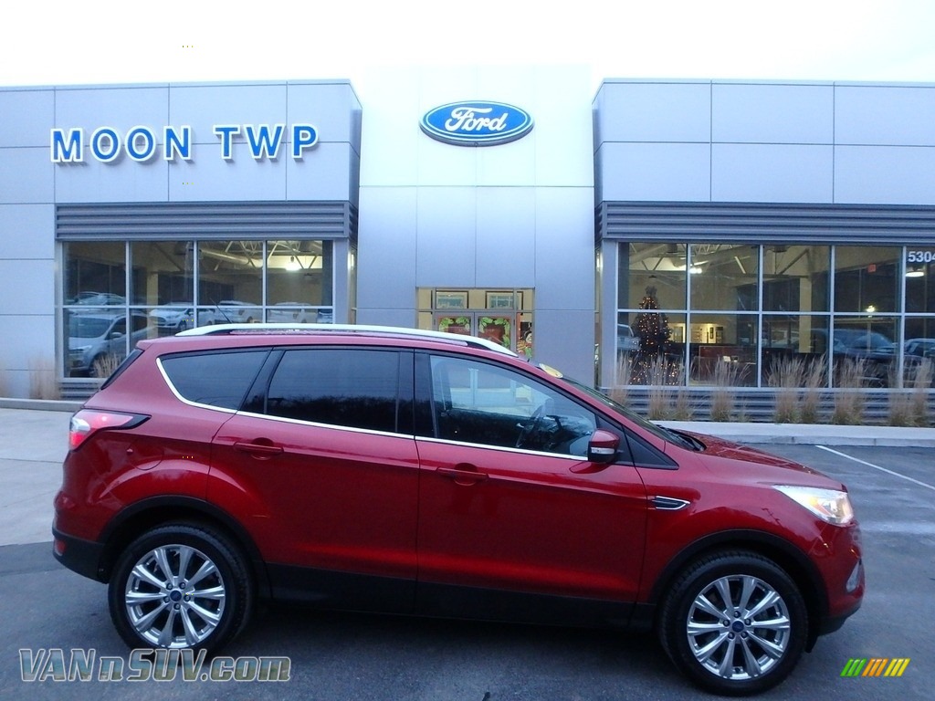 Ruby Red / Charcoal Black Ford Escape Titanium 4WD