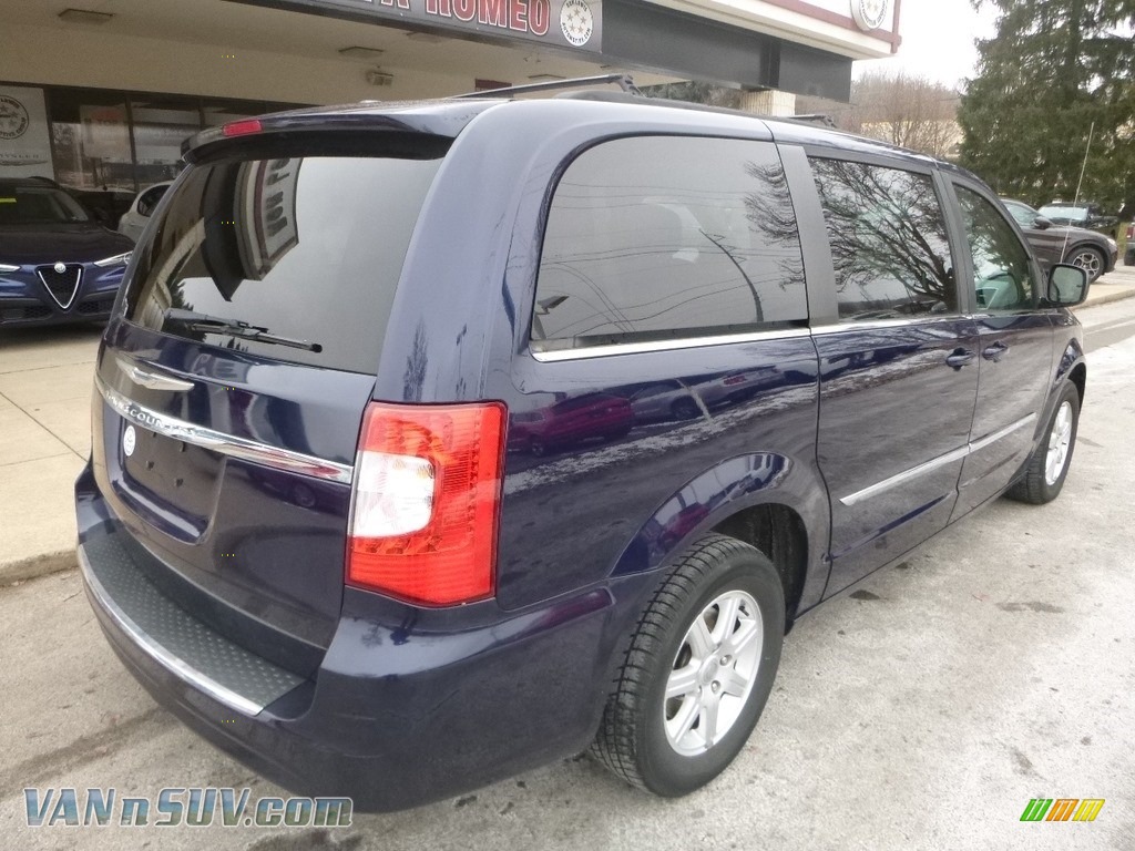 2012 Town & Country Touring - True Blue Pearl / Black/Light Graystone photo #2