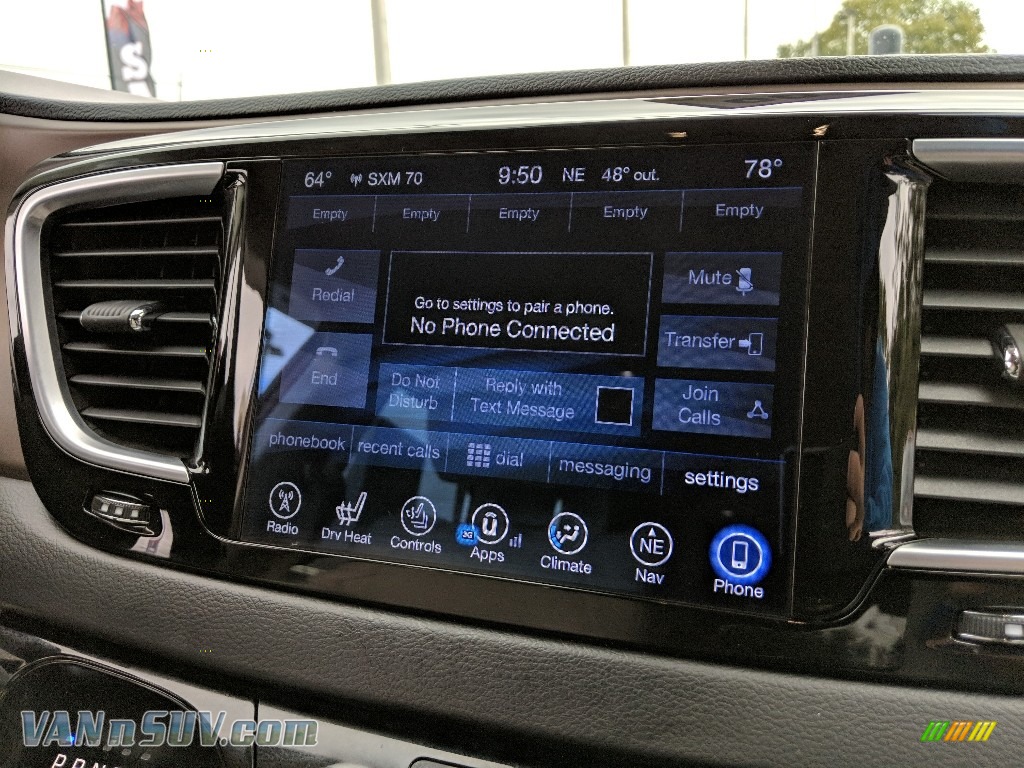 2017 Pacifica Touring L Plus - Velvet Red Pearl / Black/Alloy photo #15