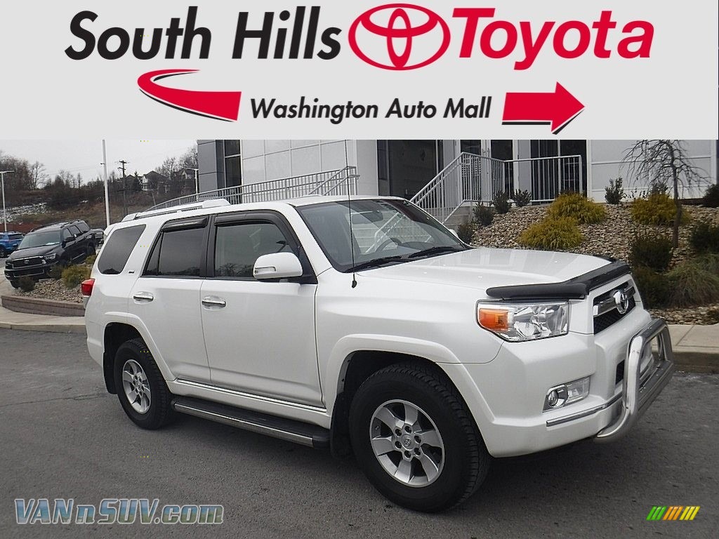 Blizzard White Pearl / Sand Beige Leather Toyota 4Runner Limited 4x4