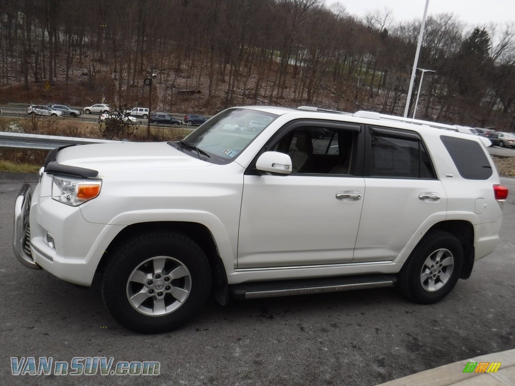 2012 4Runner Limited 4x4 - Blizzard White Pearl / Sand Beige Leather photo #7