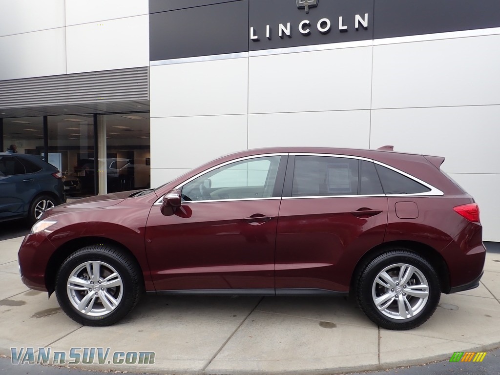 2014 RDX Technology AWD - Basque Red Pearl II / Parchment photo #2