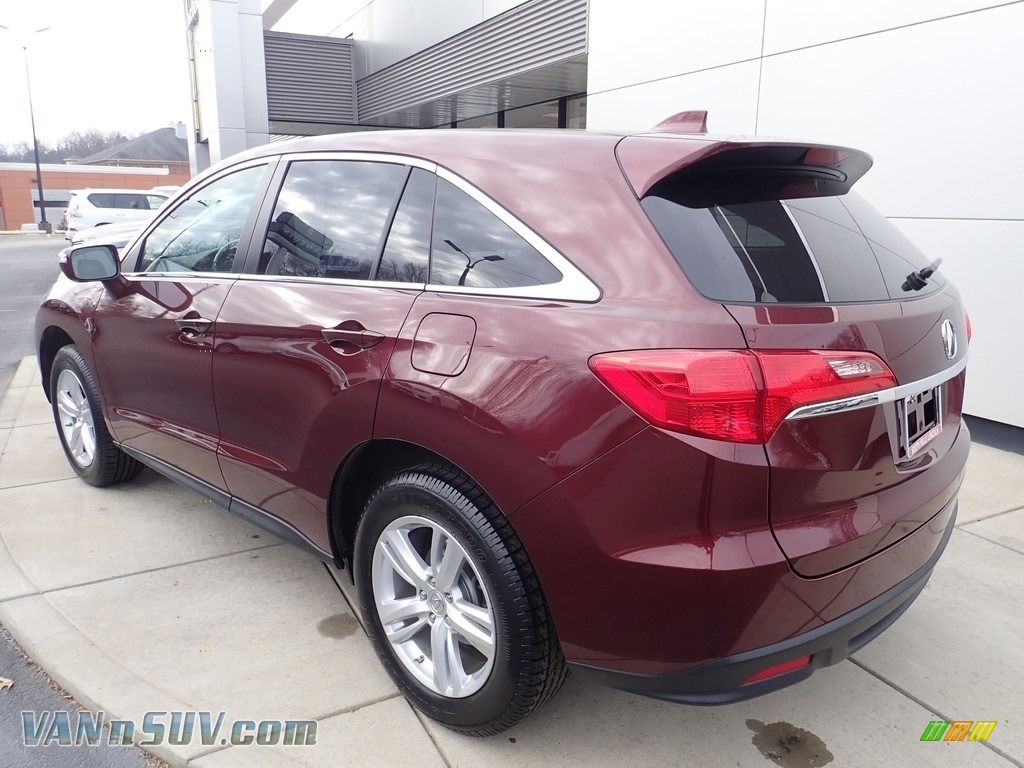 2014 RDX Technology AWD - Basque Red Pearl II / Parchment photo #3