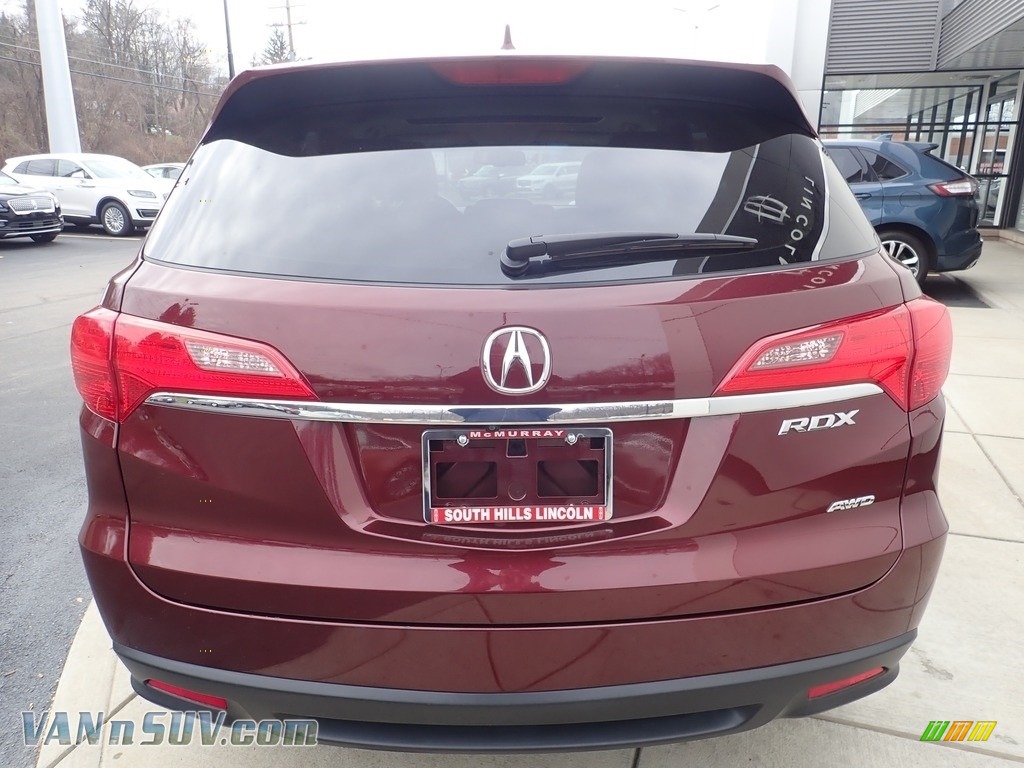 2014 RDX Technology AWD - Basque Red Pearl II / Parchment photo #4