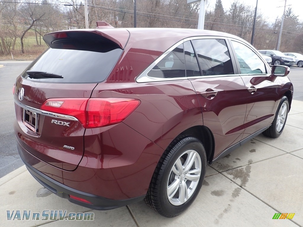 2014 RDX Technology AWD - Basque Red Pearl II / Parchment photo #6
