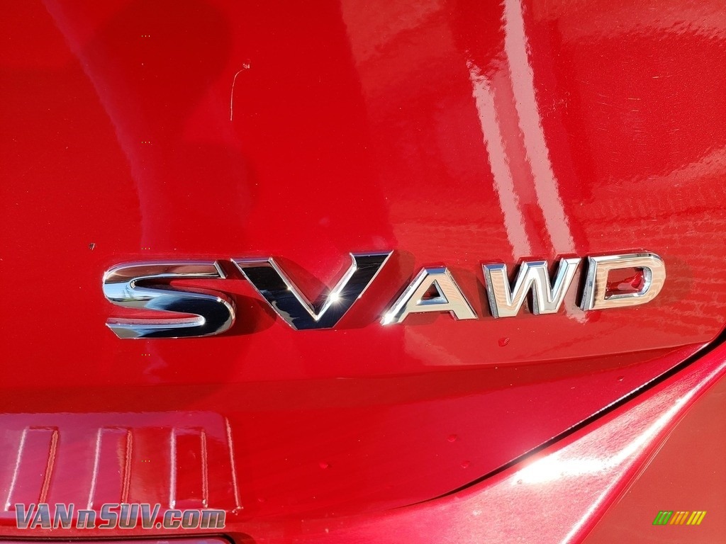 2017 Rogue SV AWD - Palatial Ruby / Charcoal photo #35