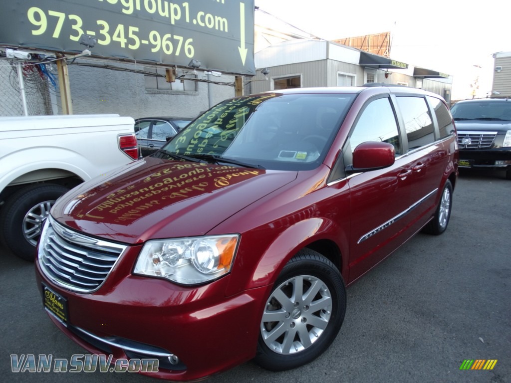 2013 Town & Country Touring - Deep Cherry Red Crystal Pearl / Black/Light Graystone photo #1
