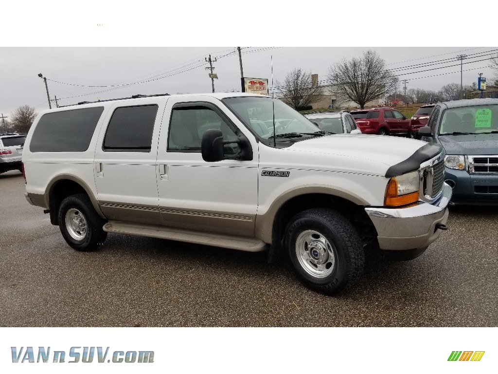 Oxford White / Medium Parchment Ford Excursion Limited 4x4