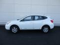 Nissan Rogue S AWD Pearl White photo #2