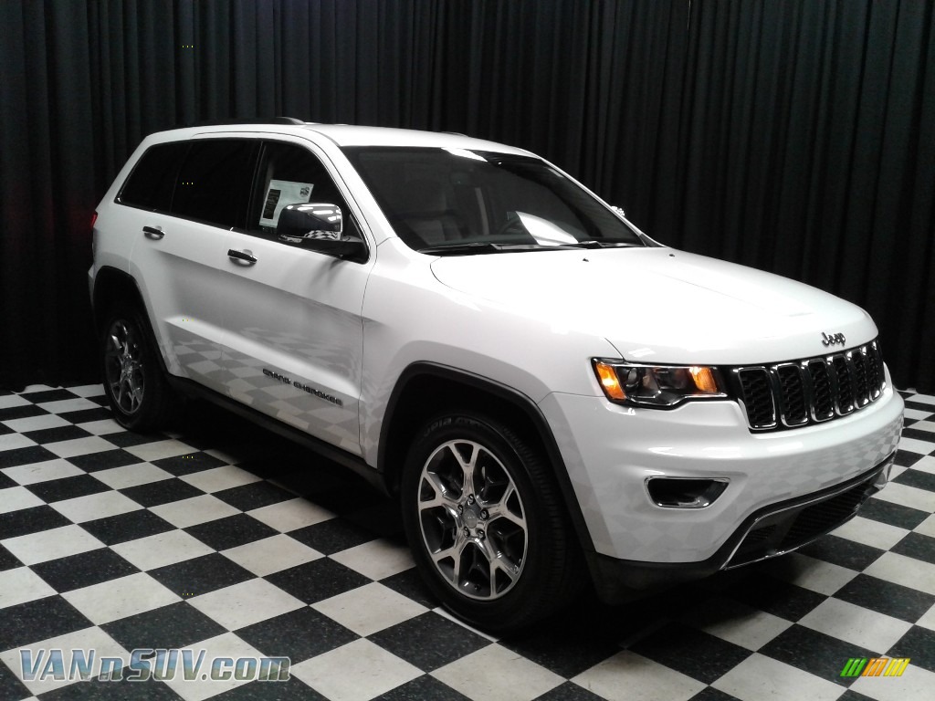2019 Grand Cherokee Limited - Bright White / Light Frost Beige/Black photo #4