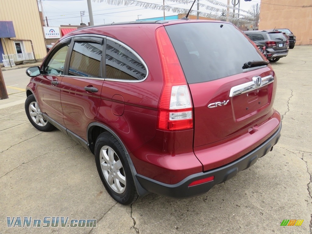 2009 CR-V EX 4WD - Tango Red Pearl / Gray photo #11