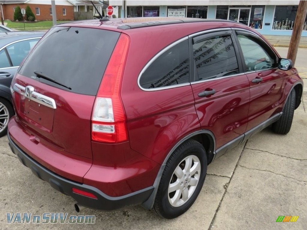 2009 CR-V EX 4WD - Tango Red Pearl / Gray photo #16