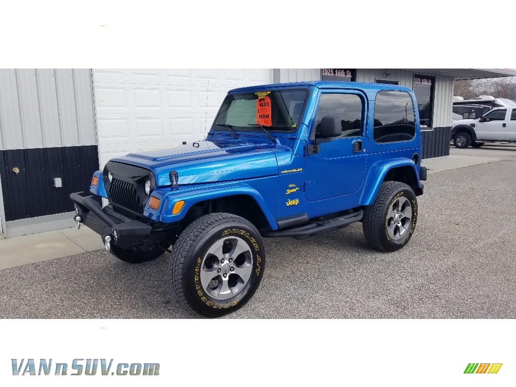Intense Blue Pearl / Dark Slate Gray Jeep Wrangler Sport 4x4