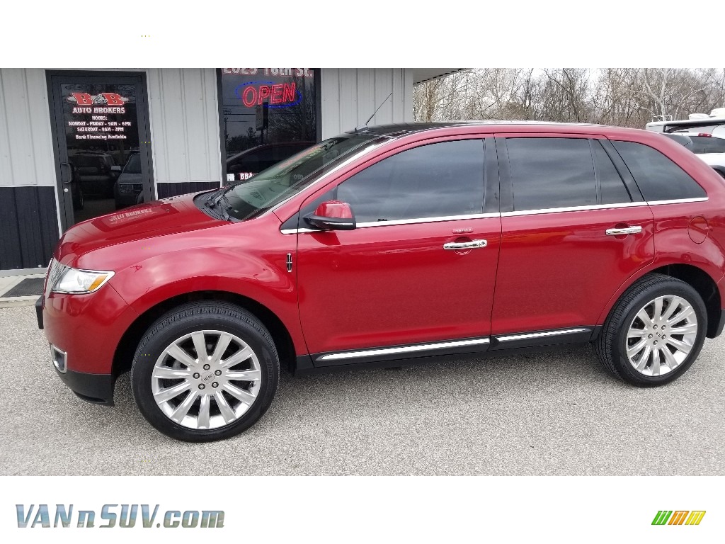 2013 MKX AWD - Ruby Red Tinted Tri-Coat / Limited Edition Bronze Metallic/Charcoal Black photo #2