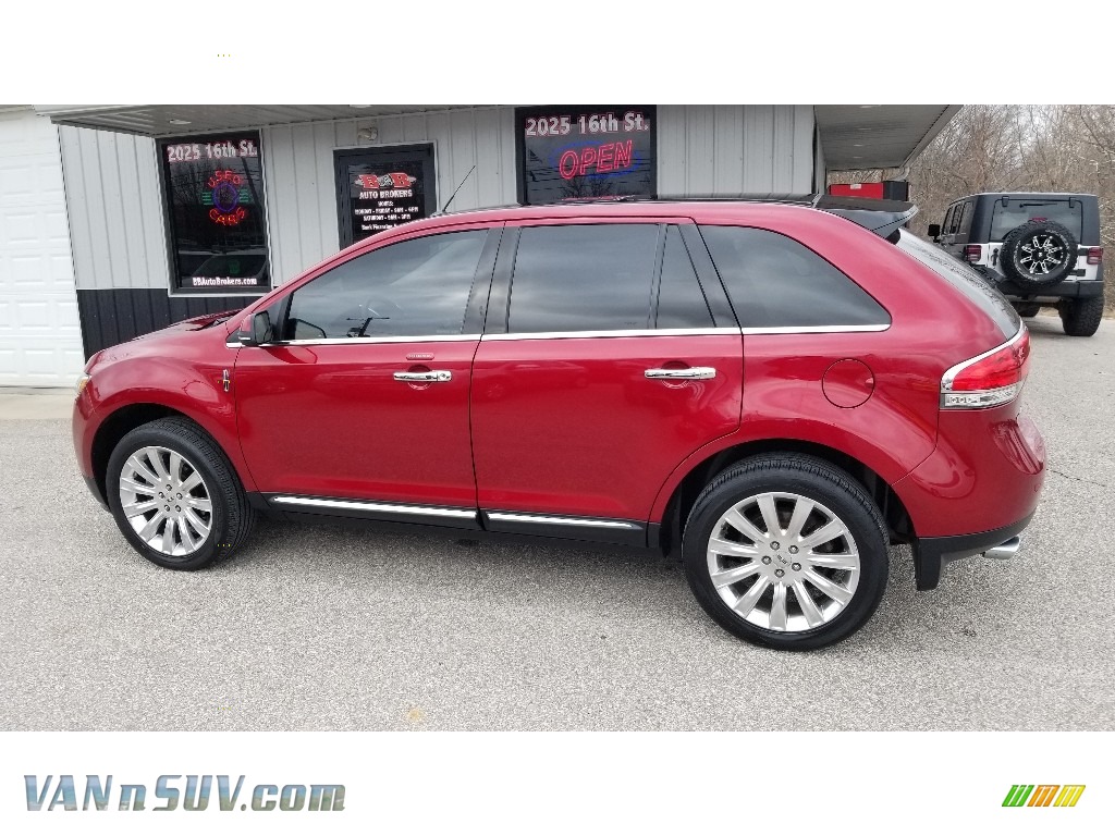 2013 MKX AWD - Ruby Red Tinted Tri-Coat / Limited Edition Bronze Metallic/Charcoal Black photo #3