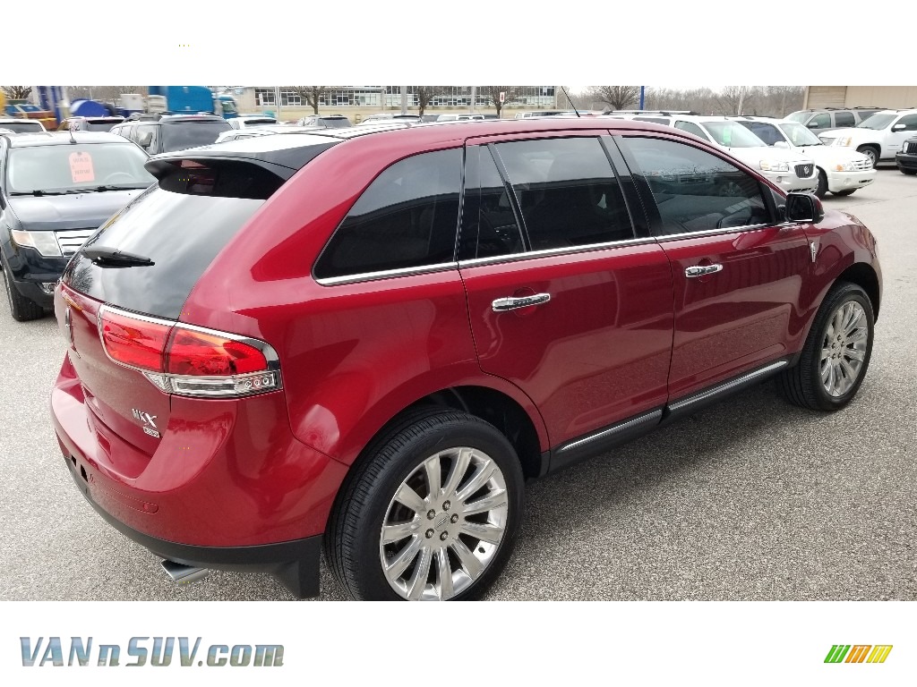 2013 MKX AWD - Ruby Red Tinted Tri-Coat / Limited Edition Bronze Metallic/Charcoal Black photo #7