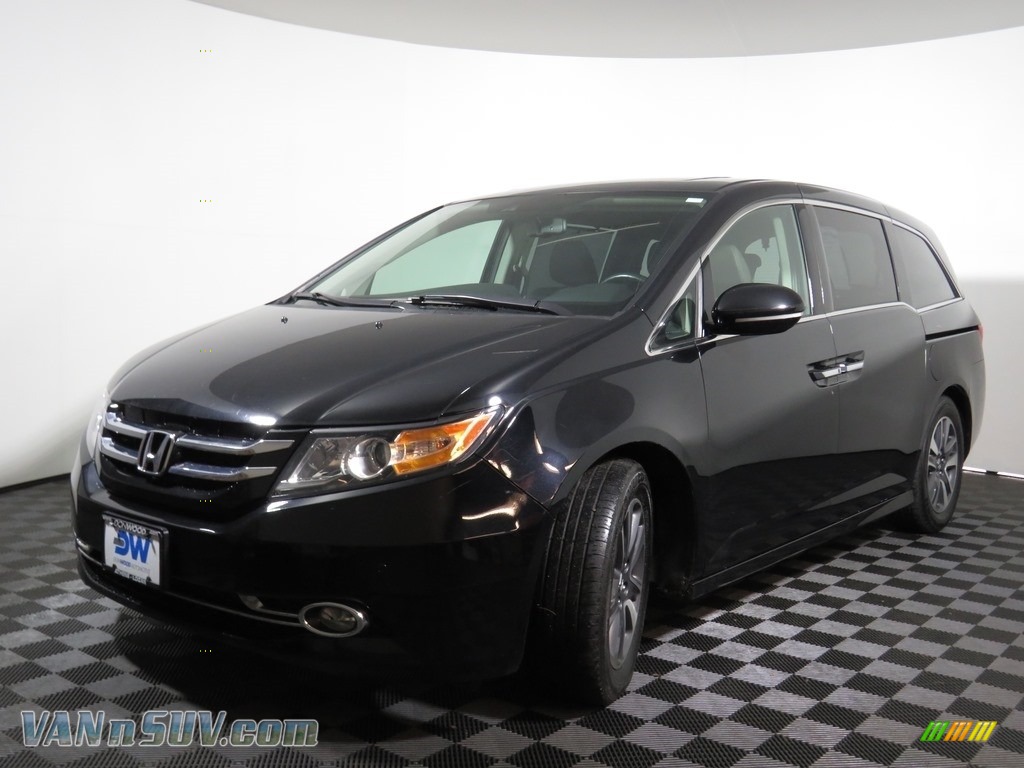 2014 Odyssey Touring - Crystal Black Pearl / Gray photo #4