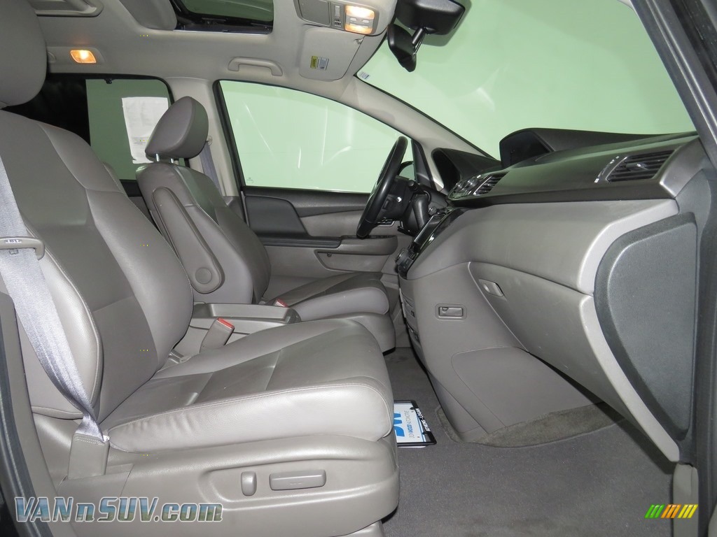 2014 Odyssey Touring - Crystal Black Pearl / Gray photo #20