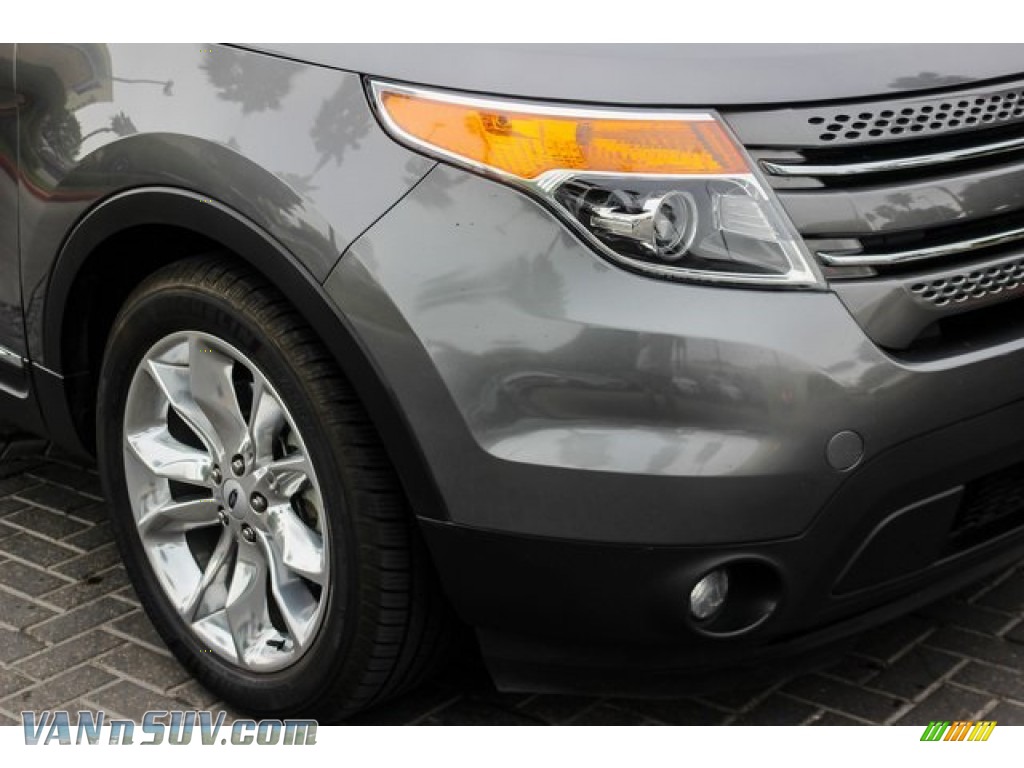 2014 Explorer Limited - Sterling Gray / Charcoal Black photo #12
