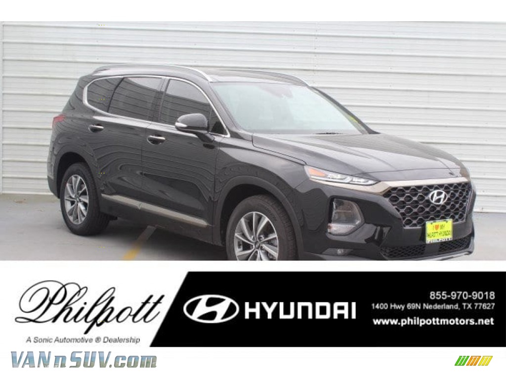 Twilight Black / Black Hyundai Santa Fe Limited