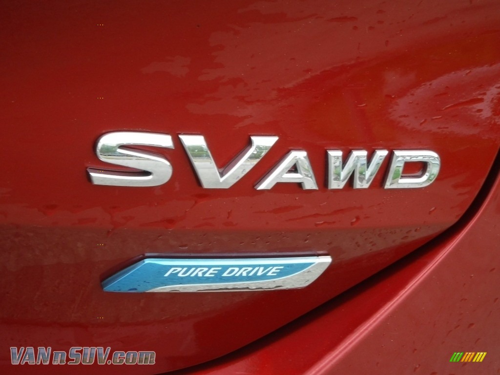 2014 Rogue SV AWD - Cayenne Red / Charcoal photo #7