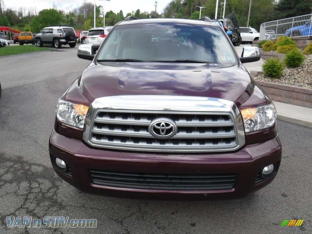 2010 Sequoia Limited 4WD - Cassis Red Pearl / Graphite photo #6