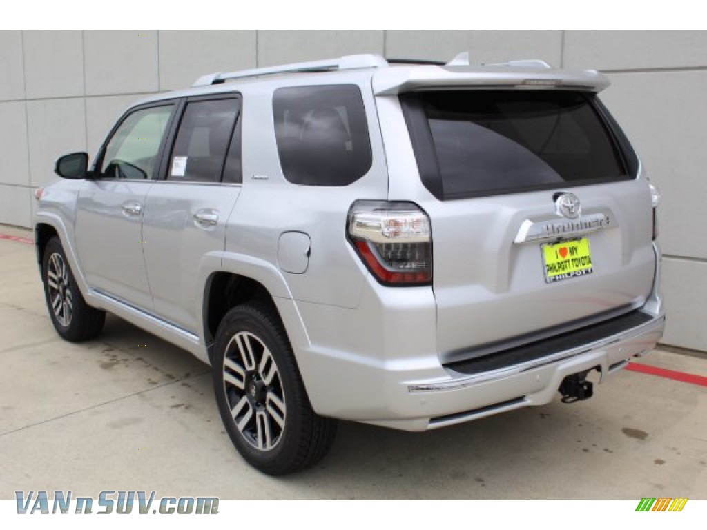 2019 4Runner Limited 4x4 - Classic Silver Metallic / Redwood photo #6